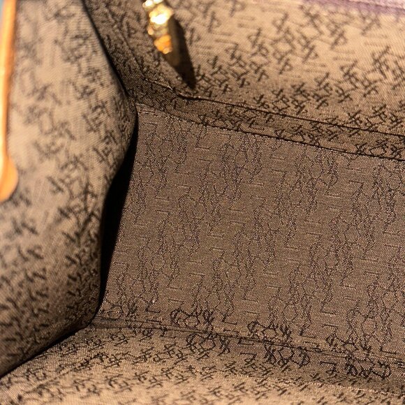 Vintage YSL Top Handle Leather Bag Brown - Picture 15 of 16